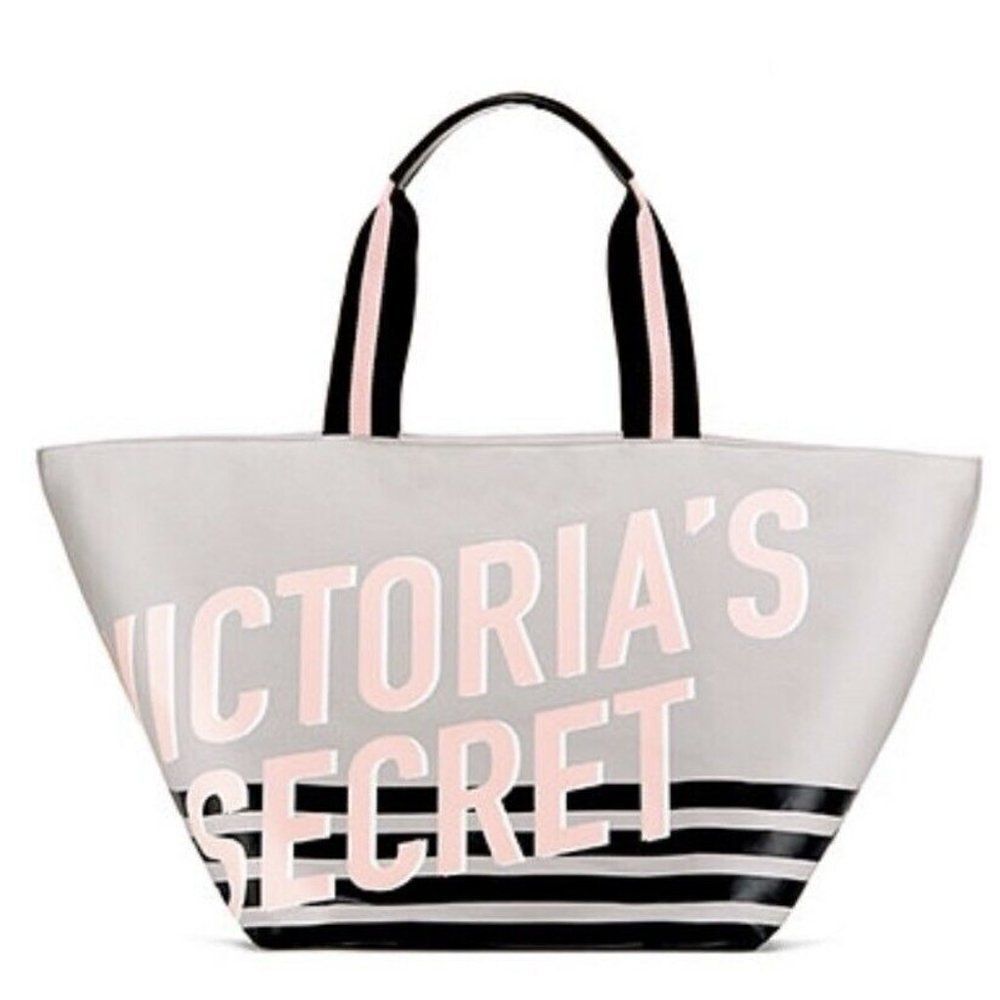 Victoria's Secret Logo Weekender Tote Beach Bag Logo Size OS